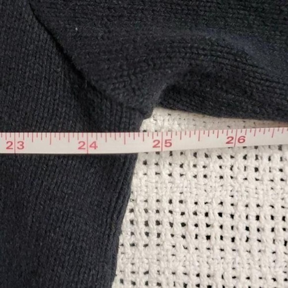 Dickies 1/4 Zip Logo Mock Neck Black Sz. XL Sweater - Picture 4 of 6